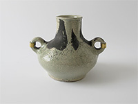ronde dekselpot met Egyptische motieven